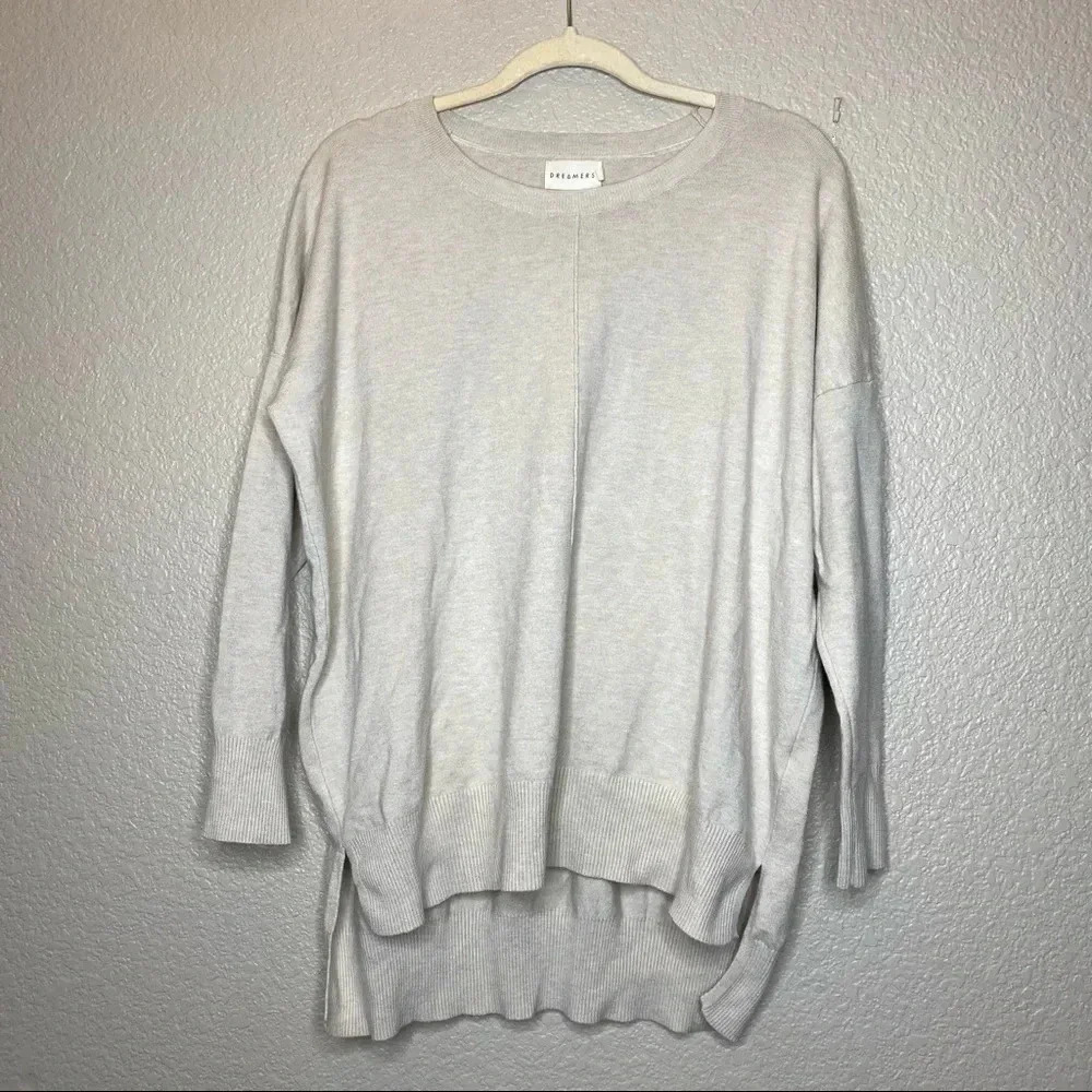 Dreamers beige sweater size small/medium -FINAL